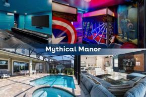 Epic Villa with Superhero BR, Theater, Arcade & Pool